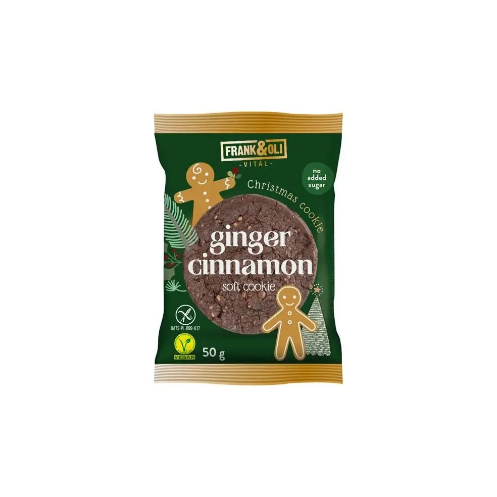 ciasteczko-miekkie-frank-oli-swiateczne-imbir-cynamon-50g-bezglutenowe-3-1.jpg Miękkie ciasteczko Christmas Imbir & Cynamon bez cukru 50g FRANK&OLI - obrazek 2