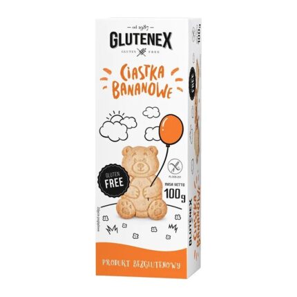 Ciastka bananowe bezglutenowe 100g GLUTENEX