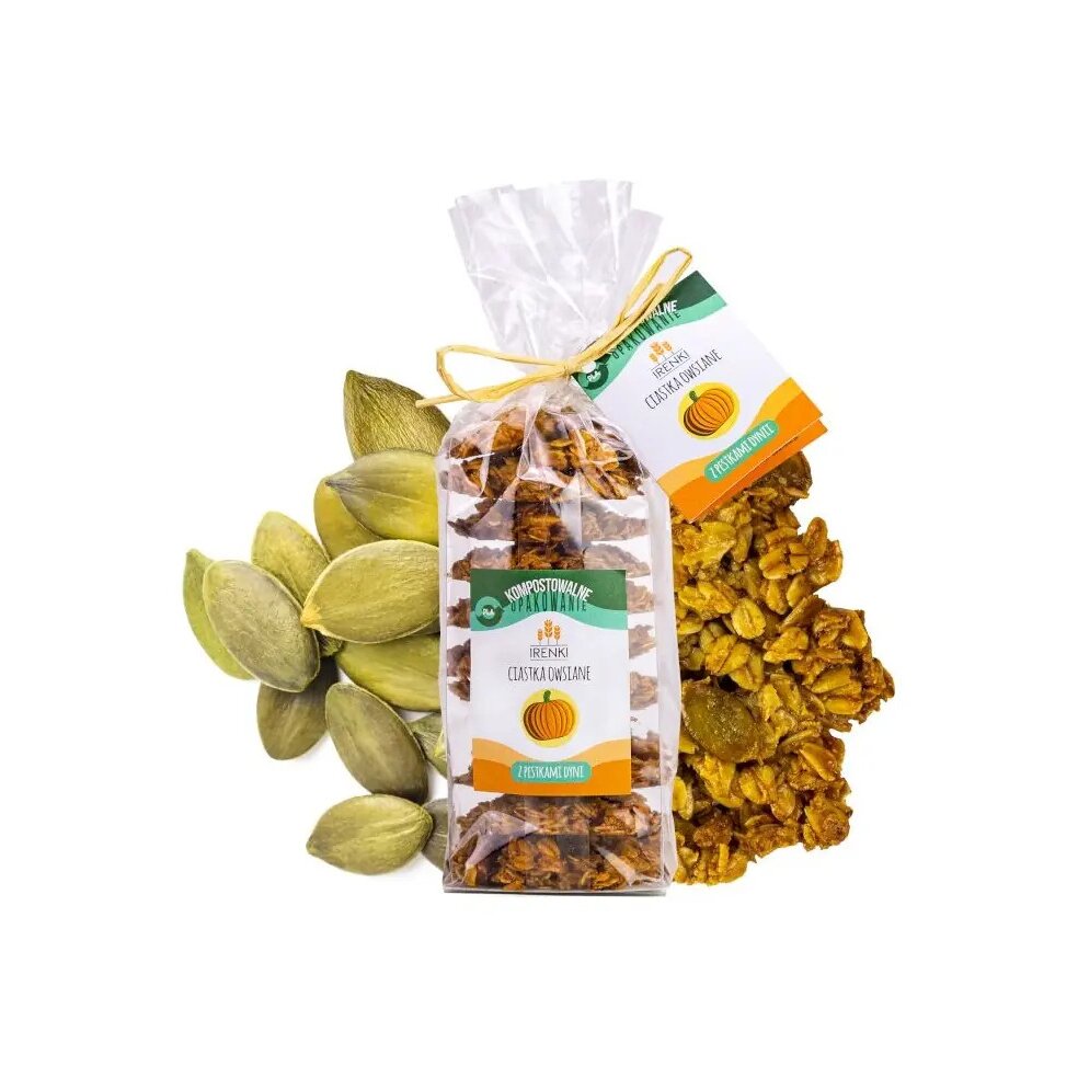ciastka-owsiane-pestki-dyni-150girenki-1-1.jpg Ciastka owsiane z pestkami dyni 175g IRENKI - obrazek 2
