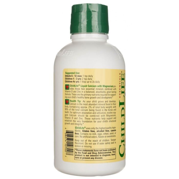 Liquid Calcium with Magnesium, Natural Orange - 473 ml. - obrazek 4