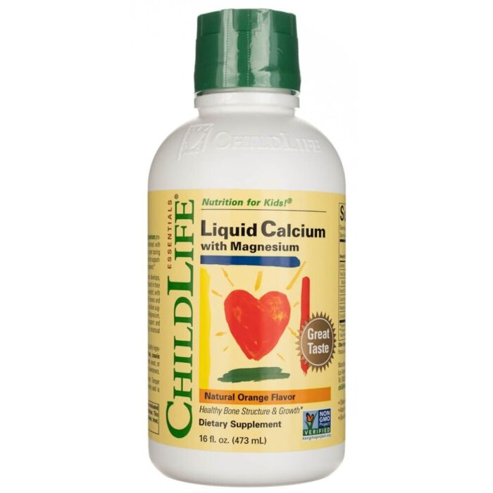 Liquid Calcium with Magnesium, Natural Orange - 473 ml. - obrazek 5
