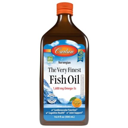 The Very Finest Fish Oil, Natural Orange - 500 ml.