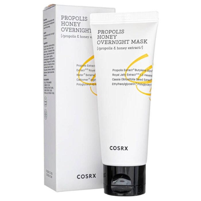 COSRX Full Fit Propolis Honey Overnight Mask Maska na noc z propolisem - 60 ml - obrazek 1