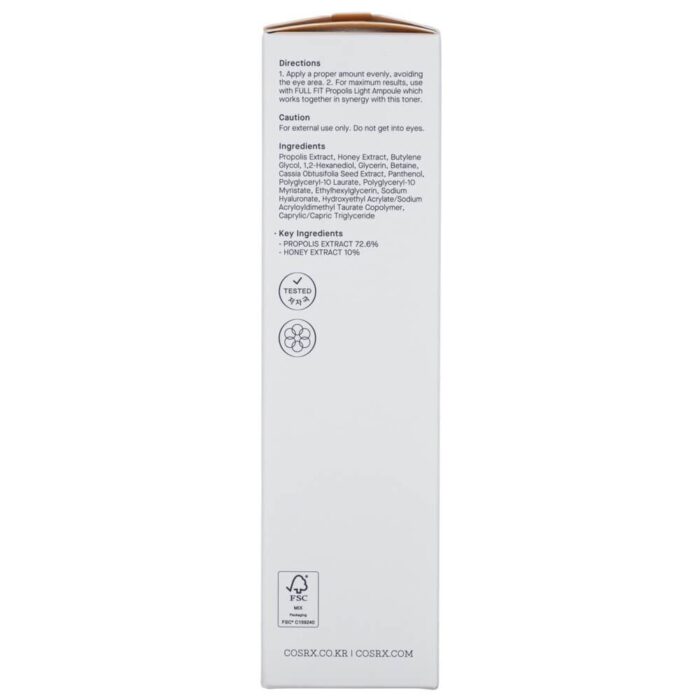 COSRX Tonik z propolisem Full Fit Propolis Synergy - 150 ml - obrazek 2