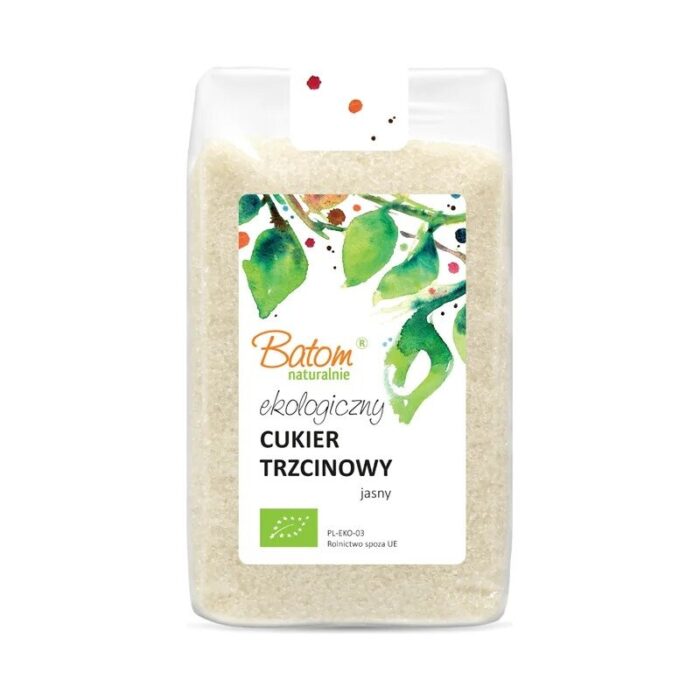 Cukier trzcinowy jasny 500g BATOM BIO - obrazek 1