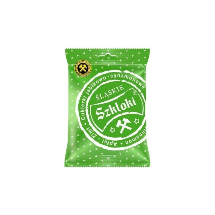 Cukierki śląskie Szkloki Jabłko & Cynamon 80g VISA BELL - obrazek 1