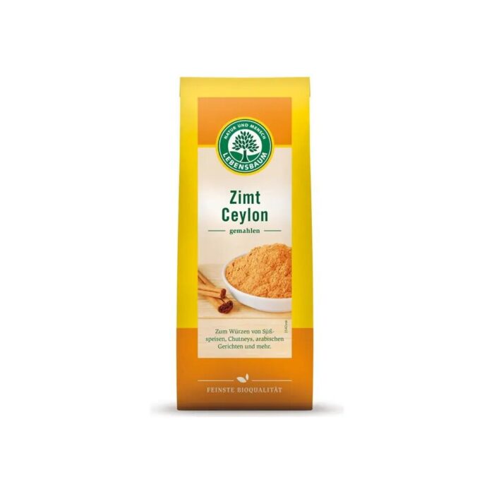 CYNAMON CEJLOŃSKI MIELONY BIO 50 g - LEBENSBAUM - obrazek 2