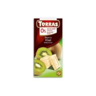 Czekolada biała z kiwi bez cukru 75g TORRAS - obrazek 2
