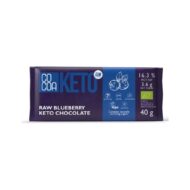CZEKOLADA Z JAGODAMI I OLEJEM MCT BEZ DODATKU CUKRÓW BEZGLUTENOWA KETO BIO 40 g - COCOA - obrazek 2