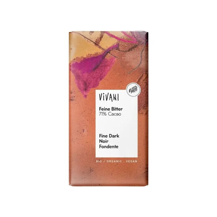 CZEKOLADA GORZKA 75 % FAIR TRADE BEZGLUTENOWA BIO 100 g - ALCE NERO - obrazek 27