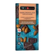 Czekolada gorzka z migdałami bez cukru 75g PURE&GOOD