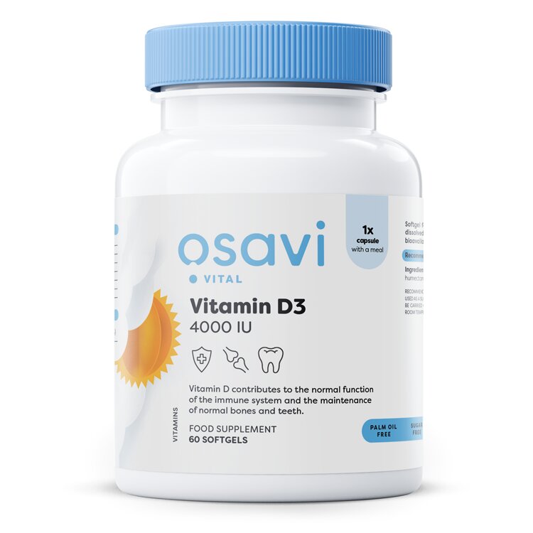 ddcad3b17aea767adbf66e121f049b50-1.jpg Vitamin D3, 4000IU - 60 softgels - obrazek 1