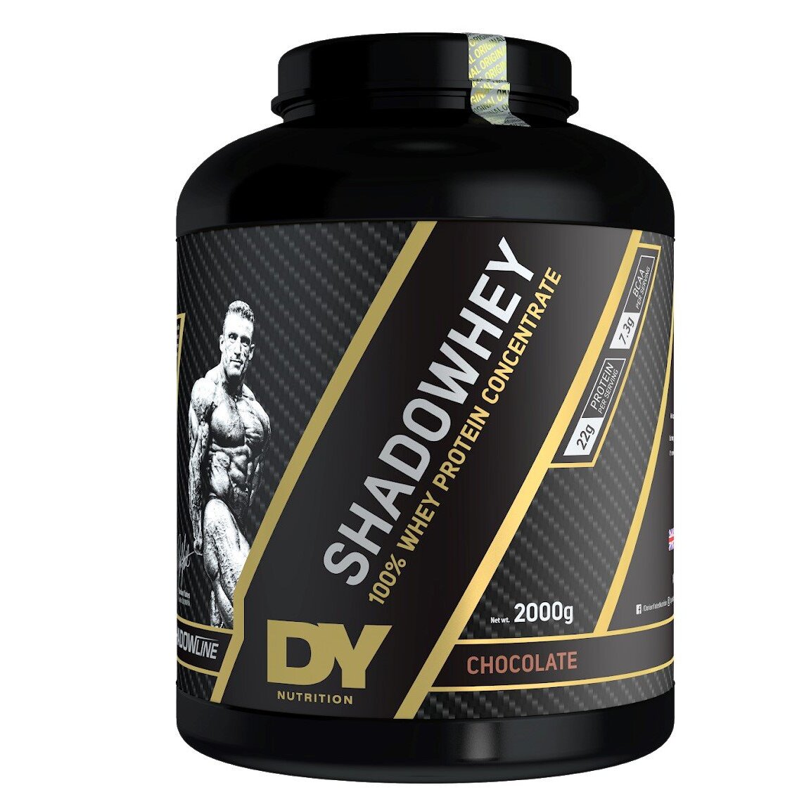 de8a74355b52187b5e2cbb79f2b95afe-1.jpg ShadoWhey Concentrate, Chocolate - 2000 grams - obrazek 1