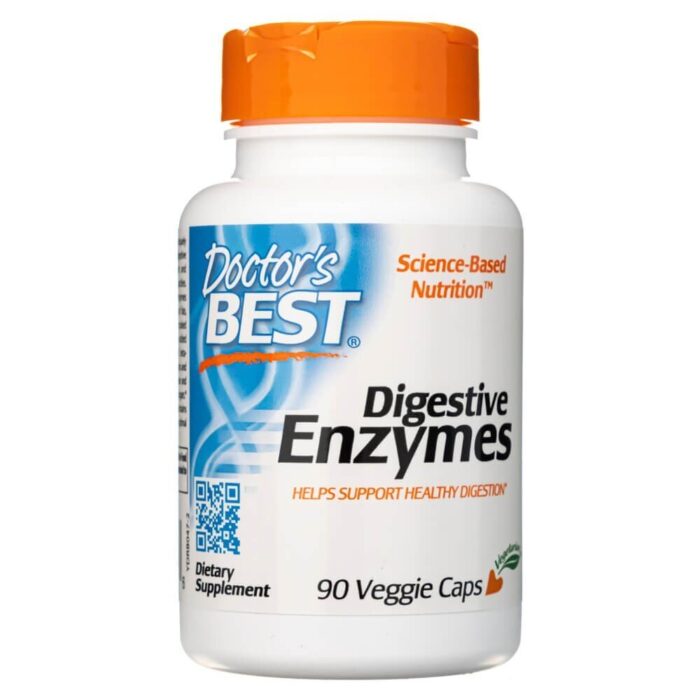 Doctor's Best Digestive Enzymes (Enzymy Trawienne) - 90 kapsułek - obrazek 1