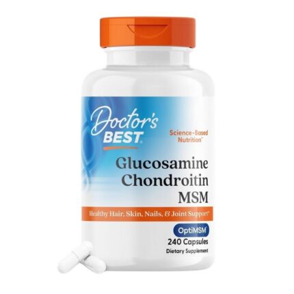Doctor's Best Glukozamina Chondroityna MSM - 240 kapsułek