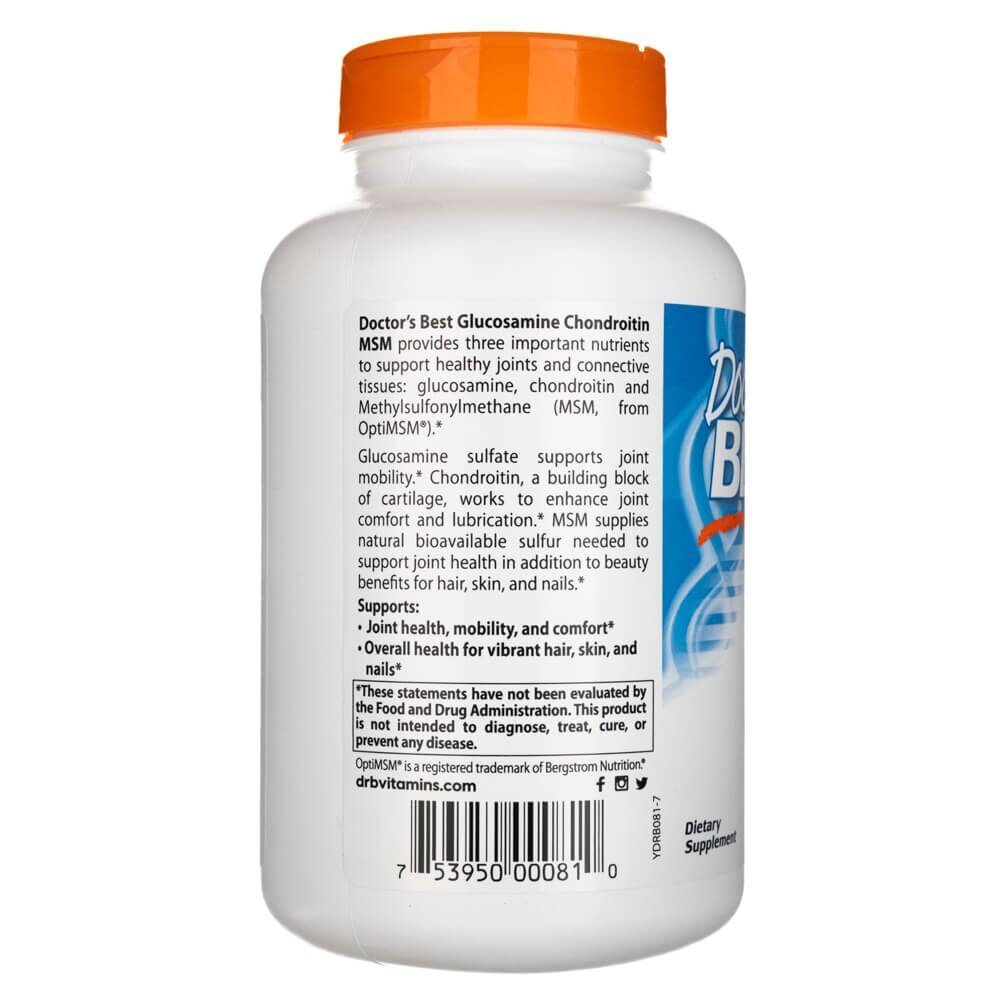 drb00081-3-1-1.jpg Doctor's Best Glukozamina Chondroityna MSM - 240 kapsułek - obrazek 3