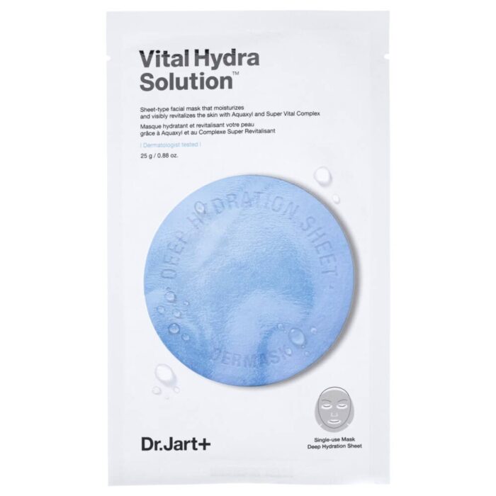 Dr. Jart+ Dermask Water Jet Vital Hydra Solution Maseczki nawilżające - 5 sztuk - obrazek 4
