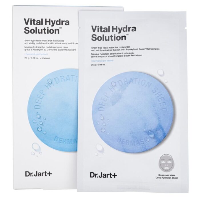 Dr. Jart+ Dermask Water Jet Vital Hydra Solution Maseczki nawilżające - 5 sztuk - obrazek 6