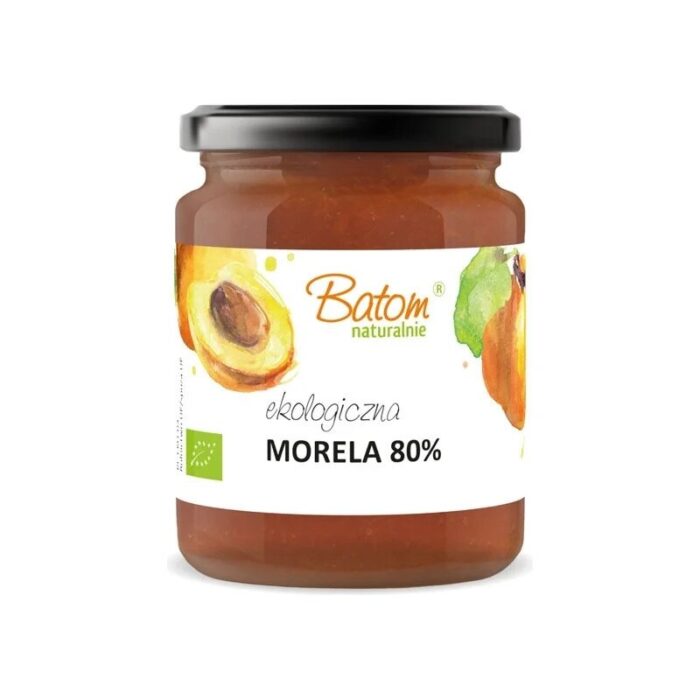 Dżem morelowy 80% słodzony sokiem jabłkowym 260g BATOM BIO - obrazek 1