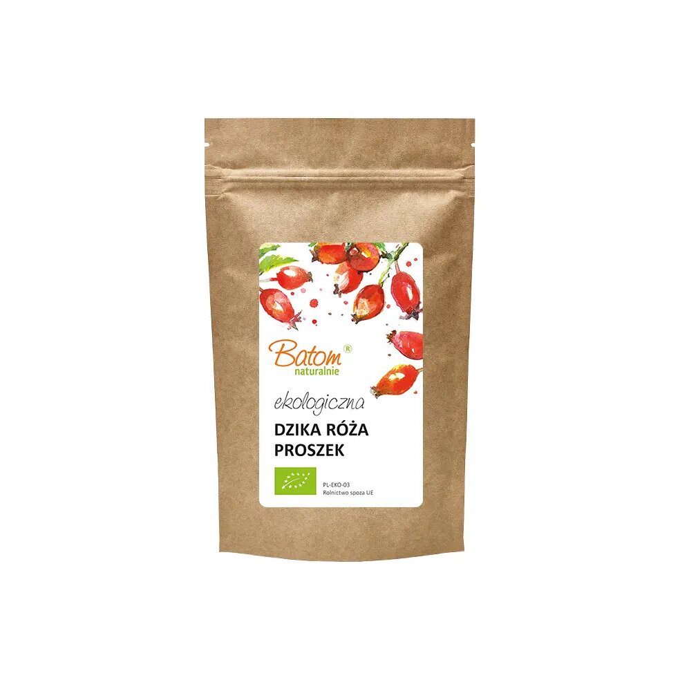 dzika-roza-proszek-100gbatombio-1-1.jpg DZIKA RÓŻA PROSZEK BIO 100 g - BATOM - obrazek 2
