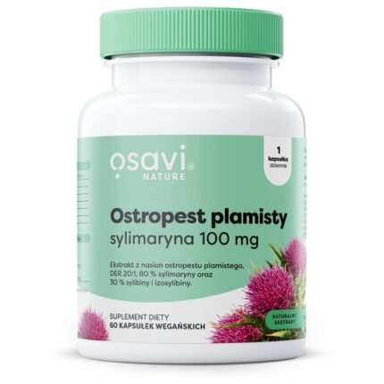 Ostropest Plamisty, Sylimaryna 100mg - 60 vegan caps