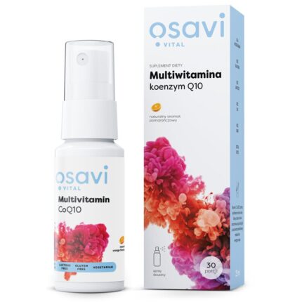 Multiwitamina Koenzym Q10 Spray Doustny, Pomarańcza - 25 ml.