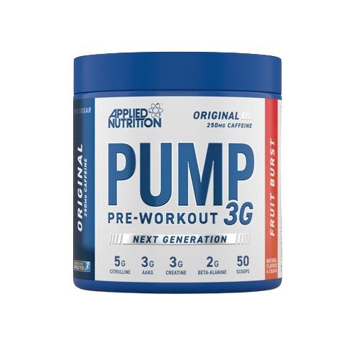 e6d0057cf0aa275024c6d67c7688342c-1.jpg Pump 3G Pre-Workout, Fruit Burst - 375 grams - obrazek 1