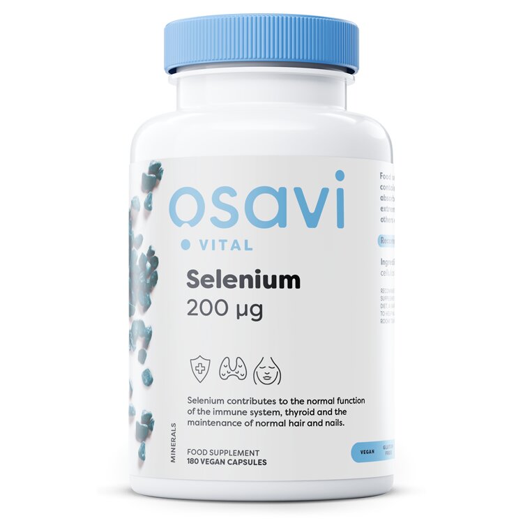edcfcaff538ede8a04d4493006ff8674-1.jpg Selenium, 200mcg - 180 vegan caps - obrazek 1