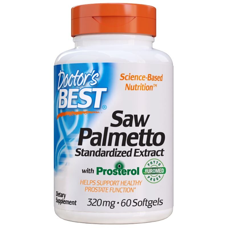 ee129f55f953185139092000fc0e1f8e-1.jpg Saw Palmetto Standardized Extract with Prosterol, 320mg - 60 softgels - obrazek 1