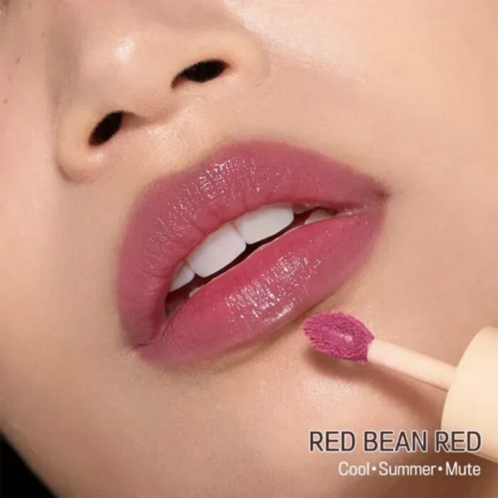 Etude Pomadka w płynie Dear Darling Tint Red Bean Red - 4,5 g - obrazek 3