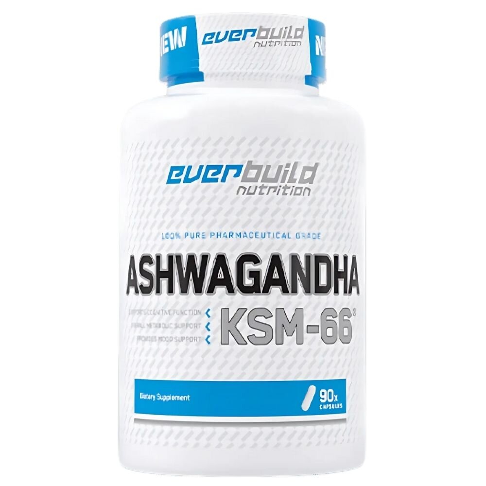 everbuild4712-1-1.jpg Everbuild Nutrition Ashwagandha KSM-66 450 mg - 90 kapsułek - obrazek 1