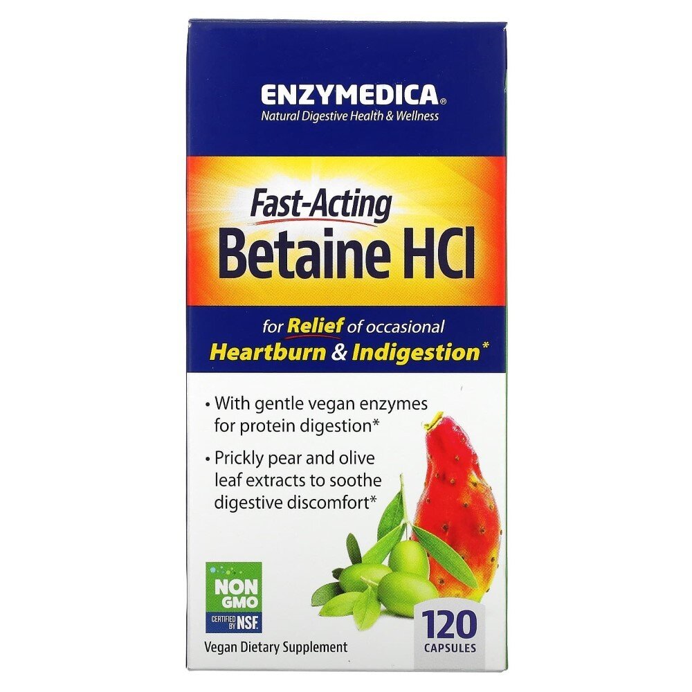 ezm-0040-1-1.jpg Enzymedica Betaina HCl - 120 kapsułek - obrazek 1