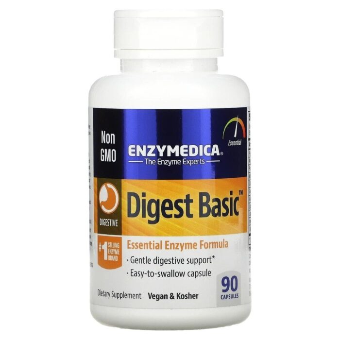 Enzymedica Digest Basic™ (Enzymy trawienne) - 90 kapsułek - obrazek 1
