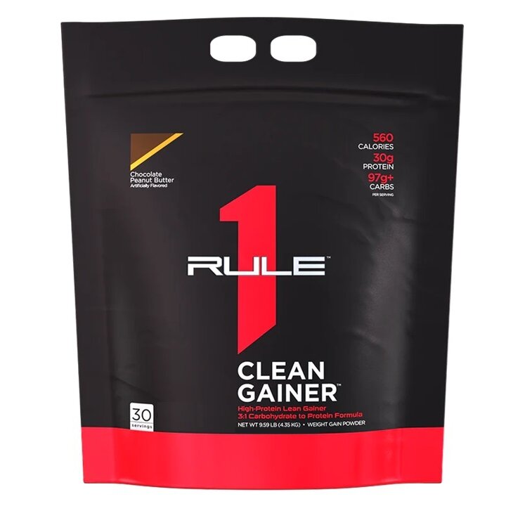 f45228ed2f046976a5e168dd2204e266-1.jpg R1 Clean Gainer, Chocolate Peanut Butter - 4350 grams - obrazek 1