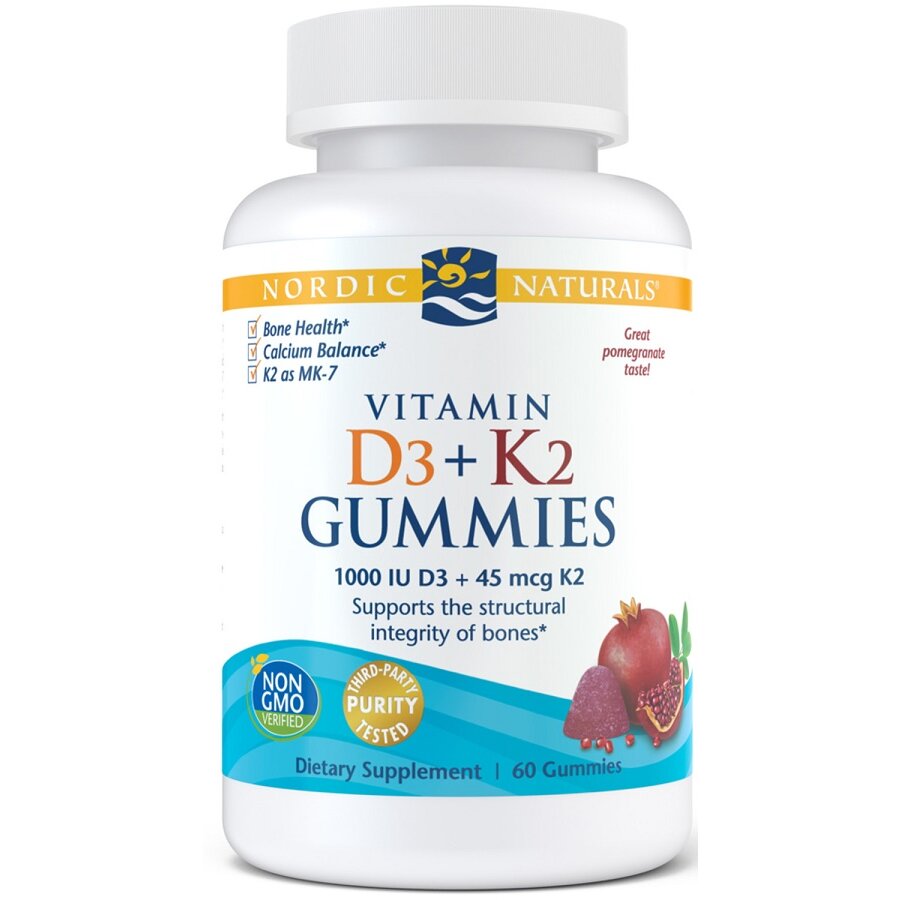f525b869ade970b5bb97ce7579131c47-1.jpg Vitamin D3+K2 Gummies, Pomegranate - 60 gummies - obrazek 1