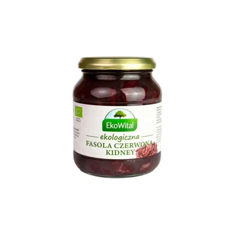 fasola-czerwona-kidney-w-zalewie-360gekowitalbio-2.jpg Fasola czerwona Kidney w zalewie 360g EKOWITAL BIO - obrazek 1
