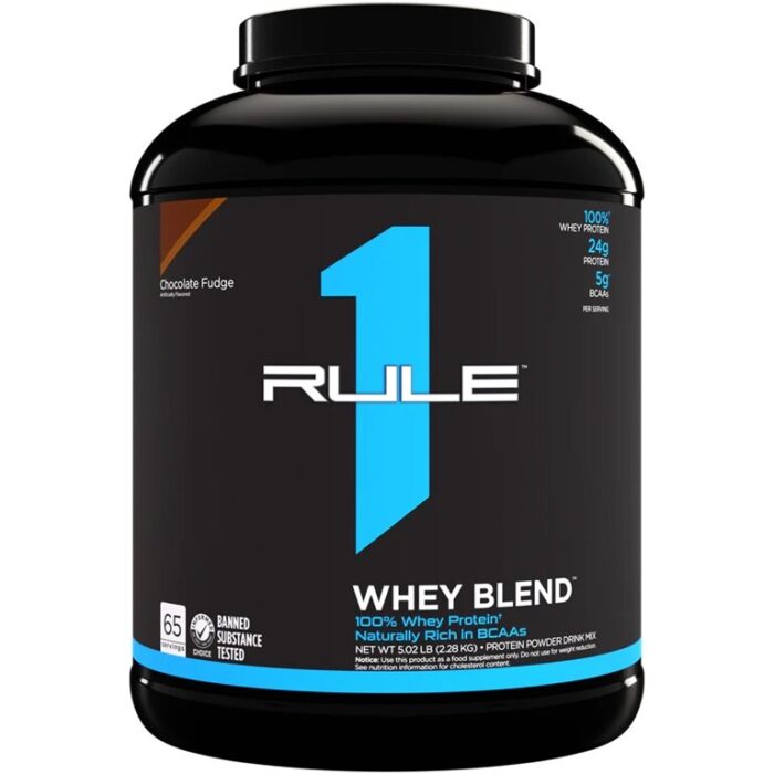 R1 Whey Blend, Chocolate Fudge - 2280 grams - obrazek 1