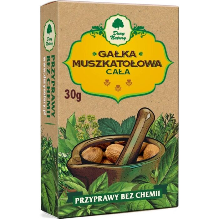 Gałka muszkatołowa cała 30g DARY NATURY - obrazek 1