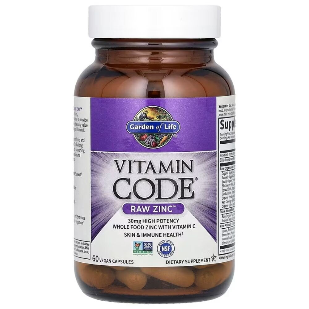 gl6527-3-1.jpg Garden of Life Vitamin Code RAW Zinc (Cynk) - 60 kapsułek - obrazek 3