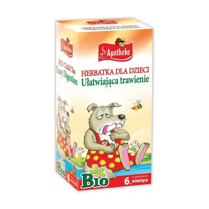 HERBATKA DLA DZIECI - KOPER WŁOSKI, MELISA I MIĘTA BIO (20 x 1,5 g) 30 g - APOTHEKE - obrazek 2