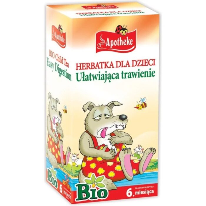 HERBATKA DLA DZIECI - KOPER WŁOSKI, MELISA I MIĘTA BIO (20 x 1,5 g) 30 g - APOTHEKE - obrazek 1