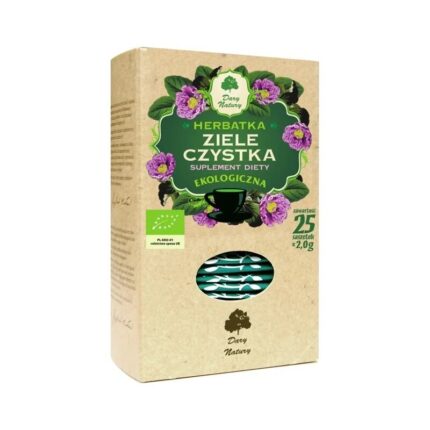 HERBATKA ZIELE CZYSTKA BIO (25 x 2 g) 50 g - DARY NATURY