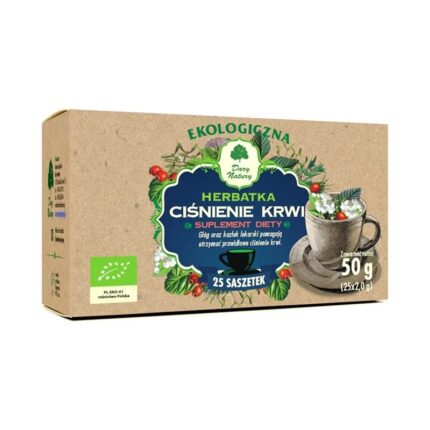 HERBATKA CIŚNIENIE KRWI BIO (25 x 2 g) 50 g - DARY NATURY