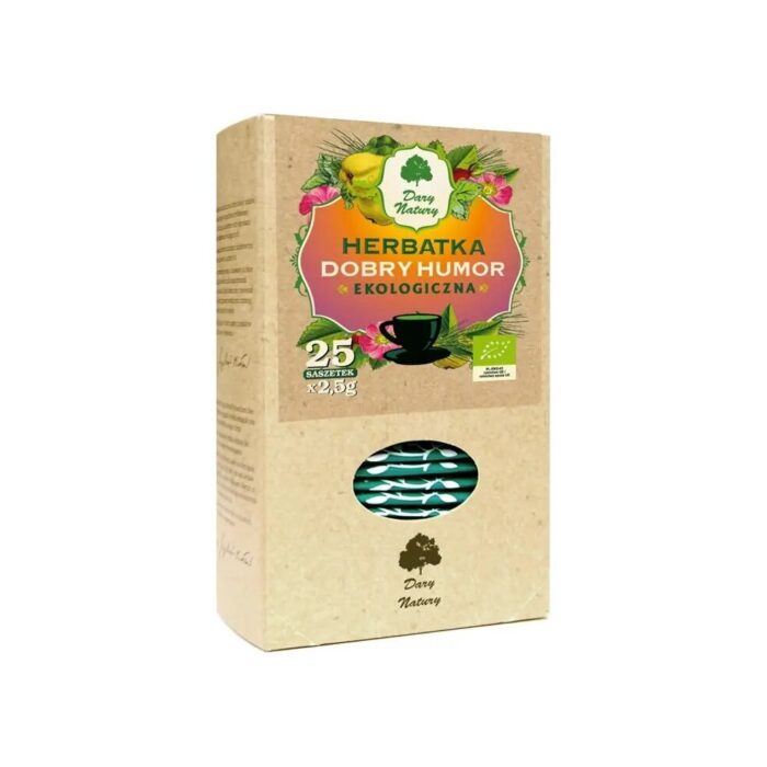HERBATKA DOBRY HUMOR BIO (25 x 2 g) 50 g - DARY NATURY - obrazek 2