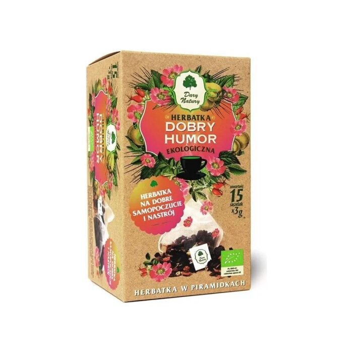 HERBATKA DOBRY HUMOR BIO (25 x 2 g) 50 g - DARY NATURY - obrazek 4