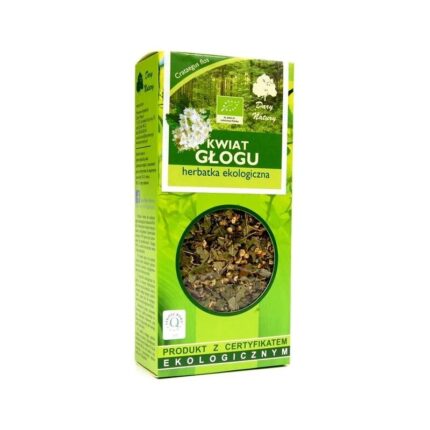 HERBATKA KWIAT GŁOGU BIO 50 g - DARY NATURY