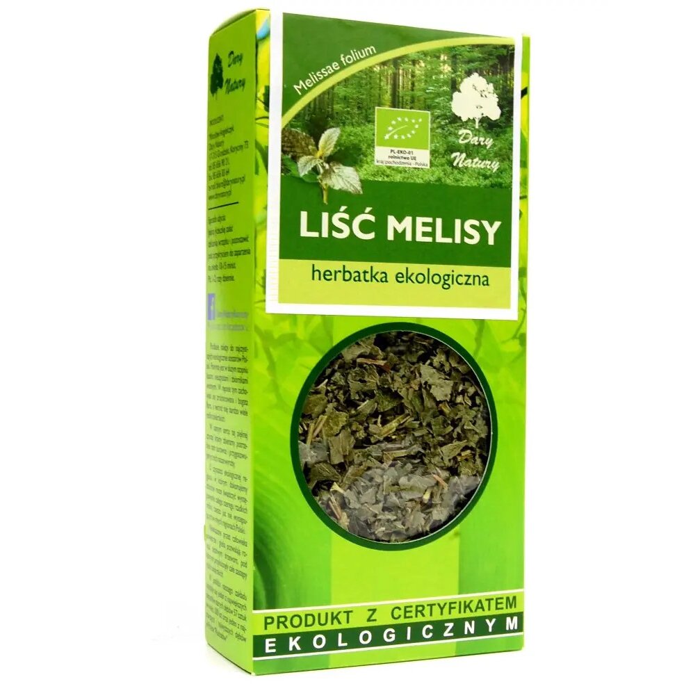 herbatka-melisa-lisc-25gdary-naturybio-1-1.jpg HERBATKA LIŚĆ MELISY BIO 25 g - DARY NATURY - obrazek 2