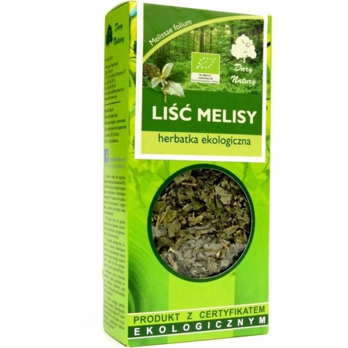 HERBATKA LIŚĆ MELISY BIO 25 g - DARY NATURY - obrazek 1