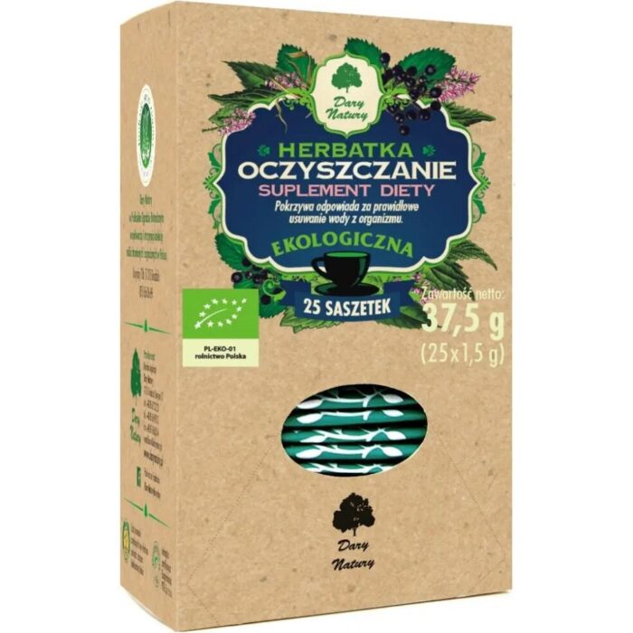HERBATKA OCZYSZCZENIE BIO (25 x 1,5 g) 37,5 g - DARY NATURY - obrazek 2