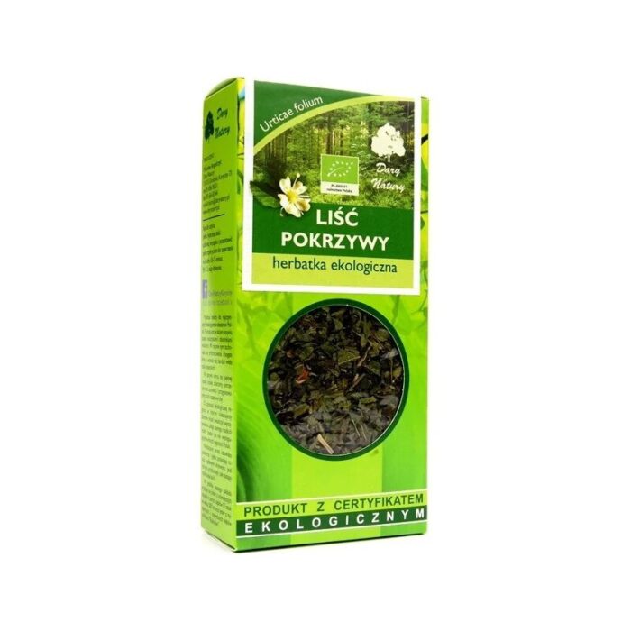 HERBATKA LIŚĆ POKRZYWY BIO 25 g - DARY NATURY - obrazek 1
